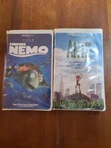 VHS Finding Nemo And Antz Clamshell Pre-Owned - Picture 1 of 5