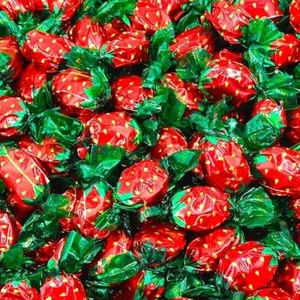 Strawberry Filled Bon Bons Hard Candy Individually Wrapped (1 Pound Bulk Candy) - Picture 1 of 4
