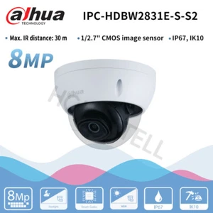 Cámara domo de red 4K 8MP Starlight IVS POE WDR IR IPC-HDBW2831E-S-S2 2,8 - Imagen 1 de 4