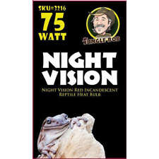 Reptile Night Vision Heat Light Bulb - Nocturnal Pet Terrarium Red Lighting