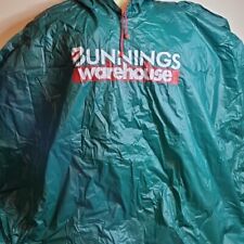 Bunnings Warehouse Green Hooded Poncho Comes With A Bag
