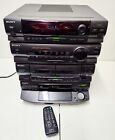 Sony 1996 Lbt-D570 Compact Hi-Fi Stereo Cassette Tuner 5 Disc Cd  - Plays Well