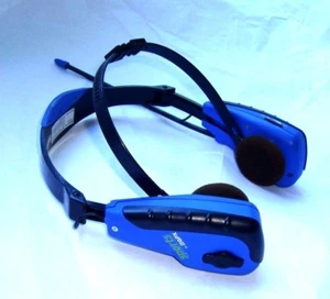 GPX Sports AM/FM Radio blau Stereo Kopfhörer blau - getestet und funktioniert - Bild 1 von 6