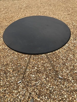 Petite table d'appoint Ronde . Table Basse ( Démontable ) Vintage . - Photo 1/4