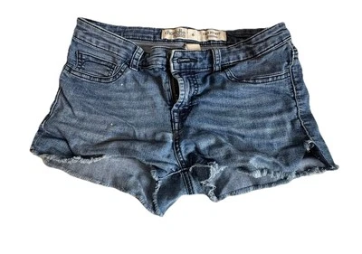 TALLA 6 Charlotte Russe Imitación Bolsillo Legging Corte Ultra Corto Pantalones Cortos Daisy Dukes Foto 1 de 4