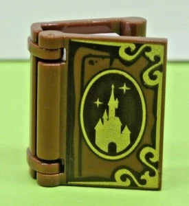 LEGO Minifigure Book Disney Castle Gold Trim Pattern - Picture 1 of 2