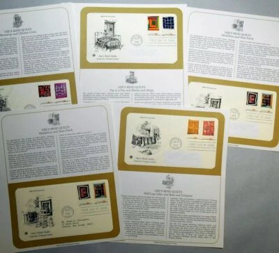 2006 Quilts 39¢ Sc 4089-4098 PCS page textile folk art fabric American heritage - Image 1 of 3