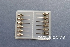 Puntas de aguja dispensadora de acero inoxidable contundente calibre 18 1/2" 12 piezas - Imagen 1 de 1