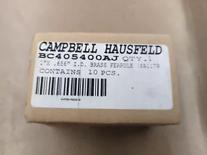 CAMPBELL HAUSFELD BC405400AJ 1" X .656" ID BRASS FERRULE - 10 PACK - PA1179 - Picture 1 of 4