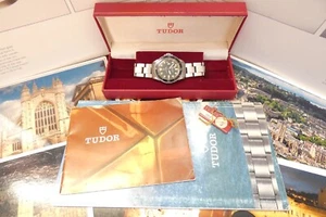 OROLOGIO TUDOR OYSTER-DATE SUBMARINER SNOWFLAKE 1982, SCATOLA BRACCIALE ROLEX E LIBRETTI - Foto 1 di 12