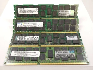 LOT 8 MAJOR BRANDS 16GB 2Rx4 DDR3 PC3-12800R 1600MHZ ECC SERVER DIMM MEMORY RAM - Picture 1 of 1