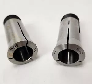 5C Round Collet 15/16 (Set of 2) - Picture 1 of 3
