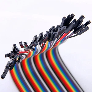 Hot 40PCS Dupont wire 20cm Ribbon Cable Line Jumper 1p-1p pin Connector New - Picture 1 of 5