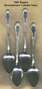 Rogers Enchantment Silverplate Spoons - Picture 1 of 1
