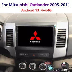 4-64G Android For Mitsubishi Outlander 2006-12 Wireless Carplay Car Stereo Radio - Picture 1 of 19