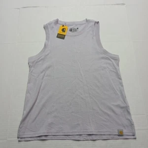 Carhartt Force Relaxed Fit Midweight Tank Top Women's Size S (4-6) Small Purple - Picture 1 of 7