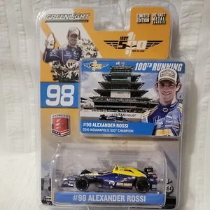 2016 Indy 500 #98 Alexander Rossi Winner 100th Running 1/64 Diecast Rare Indycar - Picture 1 of 6