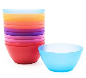 28-ounce Plastic Bowls Unbreakable and Reusable Cereal Bowls Soup Bowls Salad... - Picture 1 of 6