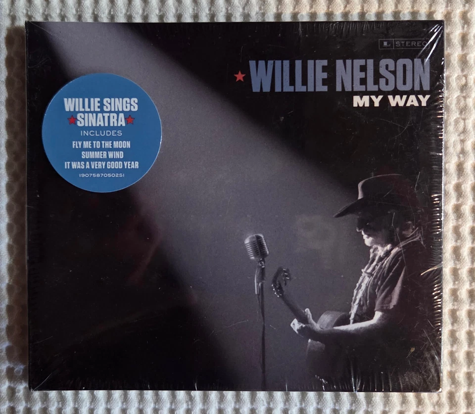 WILLIE NELSON My Way Frank Sinatra 2018 SONY LEGACY Mint Sealed CD Hype Sticker Foto 1 de 1