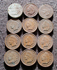 LOT OF OLD COINS OF UNITED STATES OF AMERICA 1 CENT INDIAN HEAD PENNY - MIX 303
