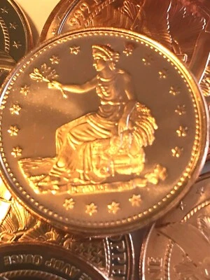 Paquete de 3 monedas de cobre de dólar comercial - 3 onzas (0,19 libras) por REEDERSONG Foto 1 de 4