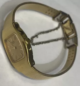 Seiko Damen 2C20-5559 Dresswatch goldfarben neue Batterie Top Zustand - Bild 1 von 9
