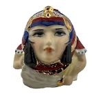 Kevin Francis Face Pot Trinket Ring Small Jewelry Box Egyptian Queen Cleopatra
