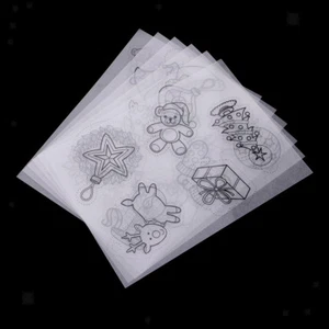 6pcs Xmas Easy Printer Inkjet Shrink Plastic Shrinking Film Shrinkable Paper - Picture 1 of 12