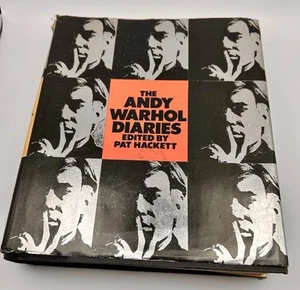 THE ANDY WARHOL DIARIES - ANDY WARHOL - 1989 HC DJ Warner Books - 1st Printing - Picture 1 of 10