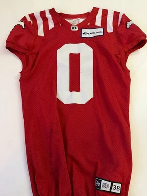 Camiseta deportiva usada del juego emitida por el equipo ROOTIN CFL de los Calgary Stampeders Kobe Williams #0 2023 Foto 1 de 4