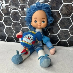 1983 Rainbow Brite Hallmark Buddy blaue Puppe 11 Zoll Plüschpuppe mit Sprite - Bild 1 von 5