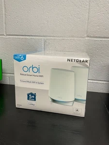 NETGEAR Orbi Whole Home Tri-band Mesh WiFi 6 System (RBK752) – Router, - Afbeelding 1 van 4