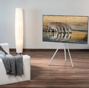 Hama Easel Design Tripod TV Stand - White - 37'' - 75'' Screen. - Picture 1 of 7