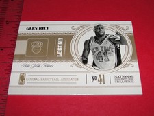 2010-11 NATIONAL TREASURES Glen RICE #181 SP/99 Michigan WOLVERINES - NY Knicks