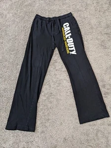 Call Of Duty Advanced Warfare Sweatpants Mens Small Black Drawstring - Picture 1 of 10