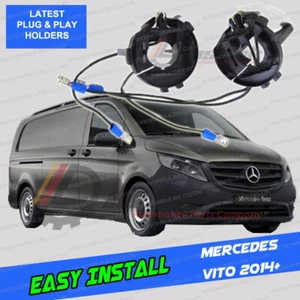2x H7 MERCEDES VITO SPRINTER KIT DE FAROS OCULTOS PORTABOMBILLAS ADAPTADORES TOURAN H7 - Imagen 1 de 2