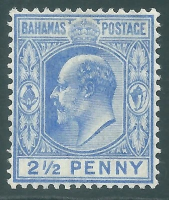 Bahamas 1906 Eduardo VII como nuevo 2,5d SG73 Foto 1 de 2