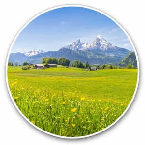 2 x Vinyl Stickers 20cm - The Alps Landscape Mountain Cool Gift #3031 - Afbeelding 1 van 9
