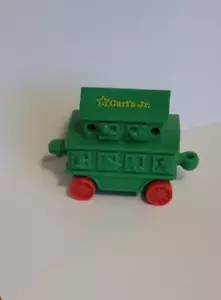 TOOTSIE ROLL TRAIN 1996 CARLS JR. TRENO VERDE PASTO BAMBINO 100° ANNIVERSARIO - Foto 1 di 7