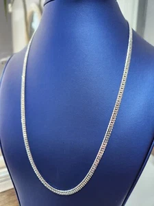 22" 4.5mm Silver 925 Sleek Miami cuban link chain Chain 14g**ACT NOW!** - Picture 1 of 5