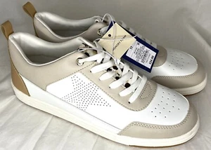 Universal Thread Women's Rena Memory Foam Sneakers White/Camel Size 11 - Picture 1 of 7