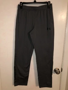 EUC Under Armour YXL Gray Sweat Active Pants Loose Fit Drawstring Waist - Picture 1 of 3
