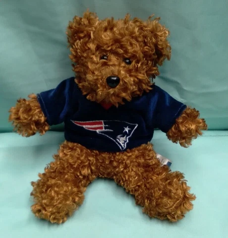 8" NEW ENGLAND PATRIOTS TEDDY BEAR Cover
