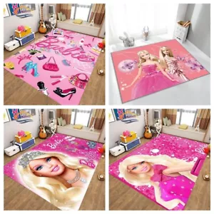 Kinder Teppich 3D Barbie Prinzessin Bodenmatte Badezimmer Schlafzimmer Fußmatte - Bild 1 von 23