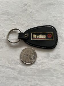 Porte-clés noir porte-clés huile moteur gaz Texaco Havoline #44094