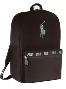 Polo Ralph Lauren schwarzer Logo-Rucksack NEU - Bild 1 von 8