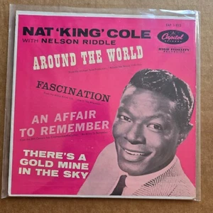 NAT KING COLE Around The World EAP 1-813 RARE 45 EP POP Capitol Records 7" - Picture 1 of 4