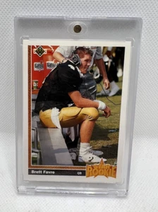 Brett Favre 1991 Upper Deck #13 Brett Favre (RC) NM condition Rookie Card - Picture 1 of 6