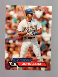 1993 Toys R Us Rookie Star John Jaha RC Baseball Card Milwaukee Brewers