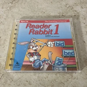 The Learning Company Deluxe Reader Rabbit 1 . Ages 3-6, In Its Original Box - Afbeelding 1 van 4